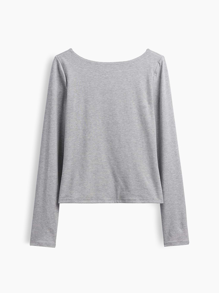 Image number 6 showing, CloseKnit Jersey Scoop-Back T-Shirt