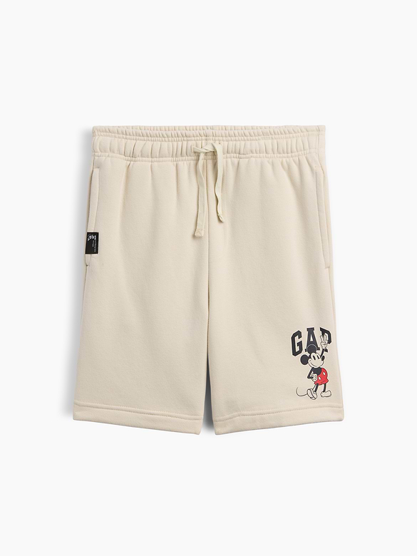 GapKids × Disney Mickey Mouse Relaxed Pull-On Logo Shorts
