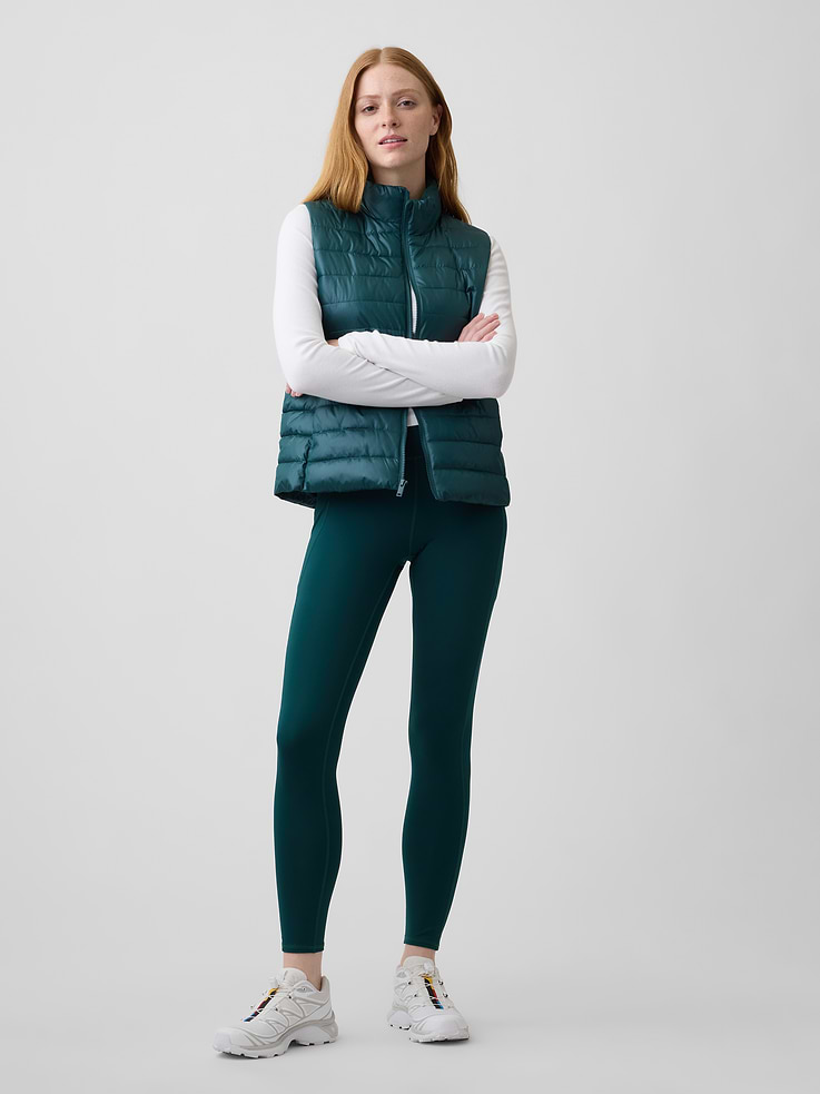 Image number 1 showing, GapFit Sky High Studio Pocket Leggings