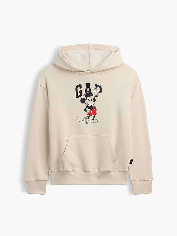 GapKids × Disney Mickey Mouse Relaxed Logo Hoodie