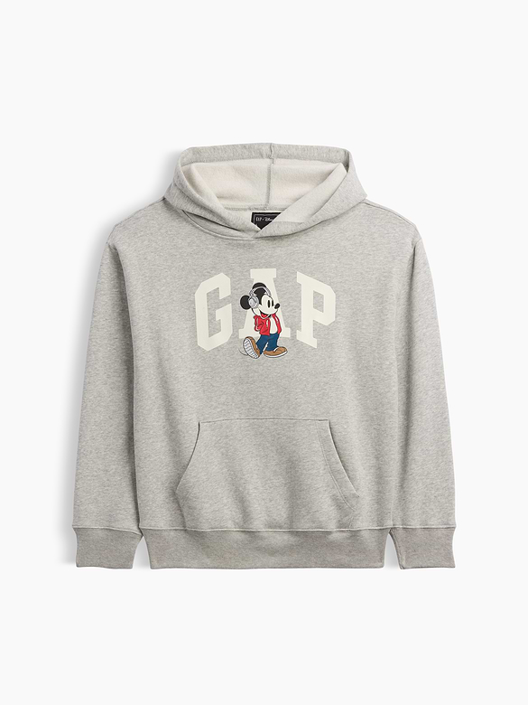 GapKids × Disney Mickey Mouse Relaxed Logo Hoodie