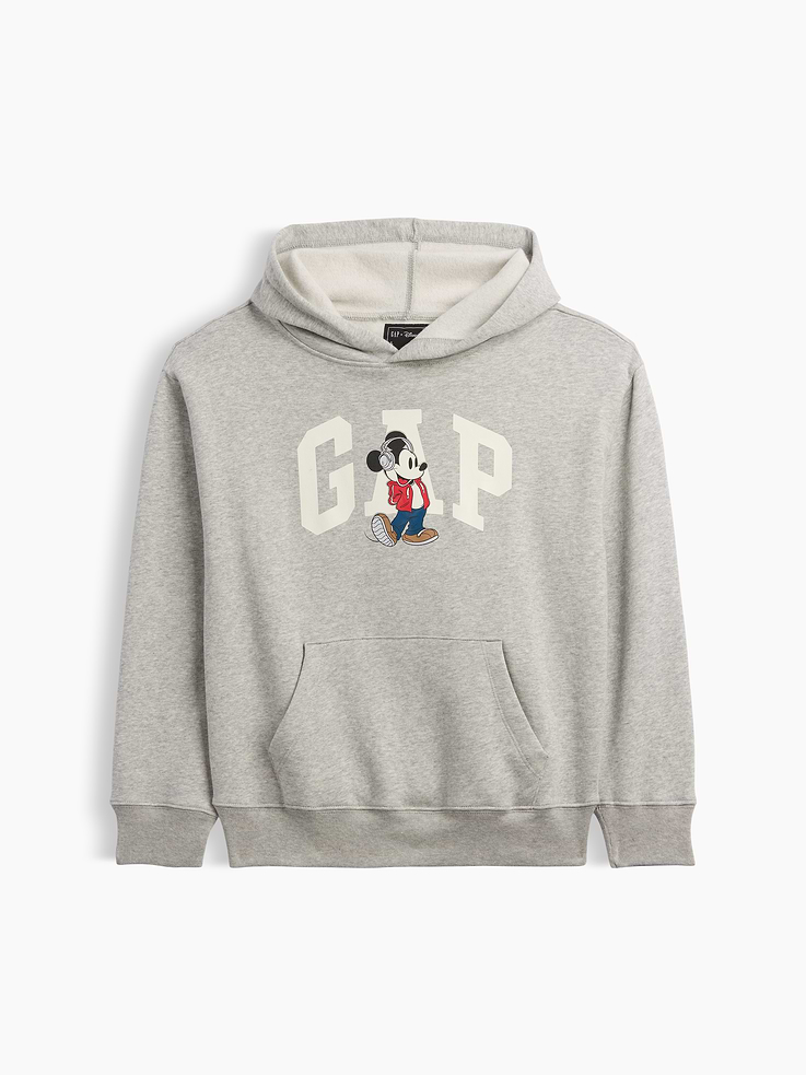 Image number 1 showing, GapKids × Disney Mickey Mouse Relaxed Logo Hoodie