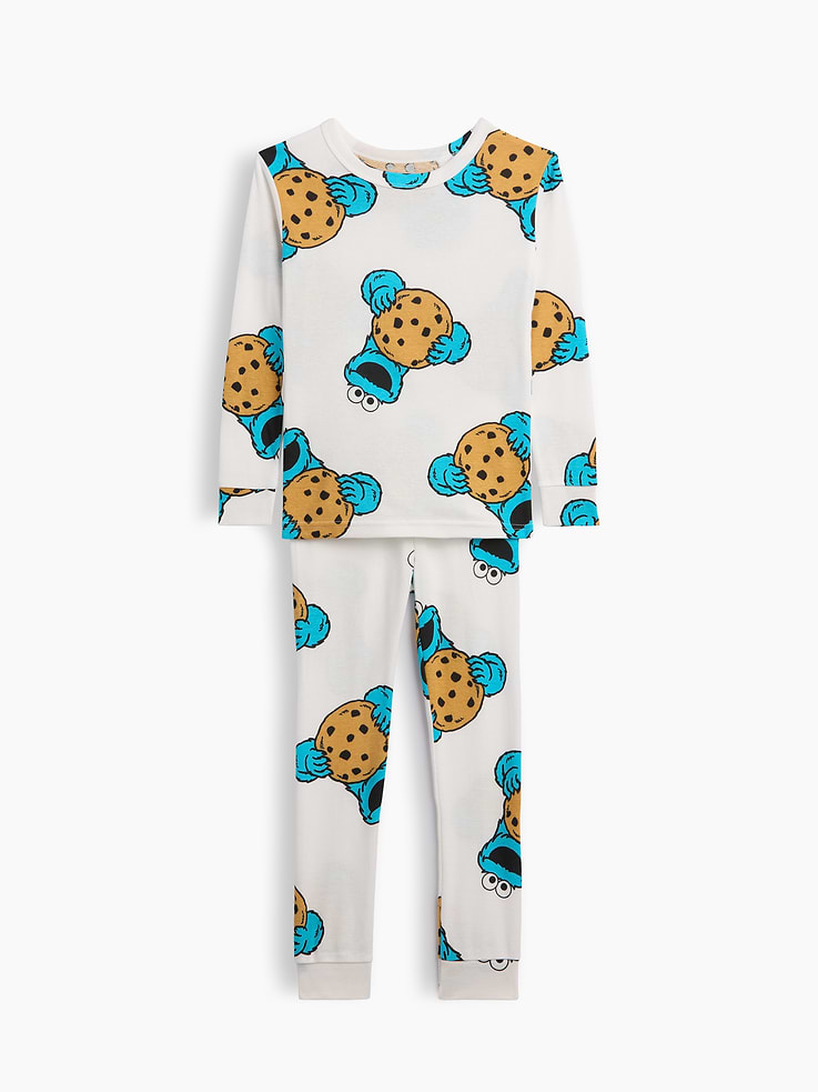Image number 1 showing, babyGap Sesame Street Print PJ Set