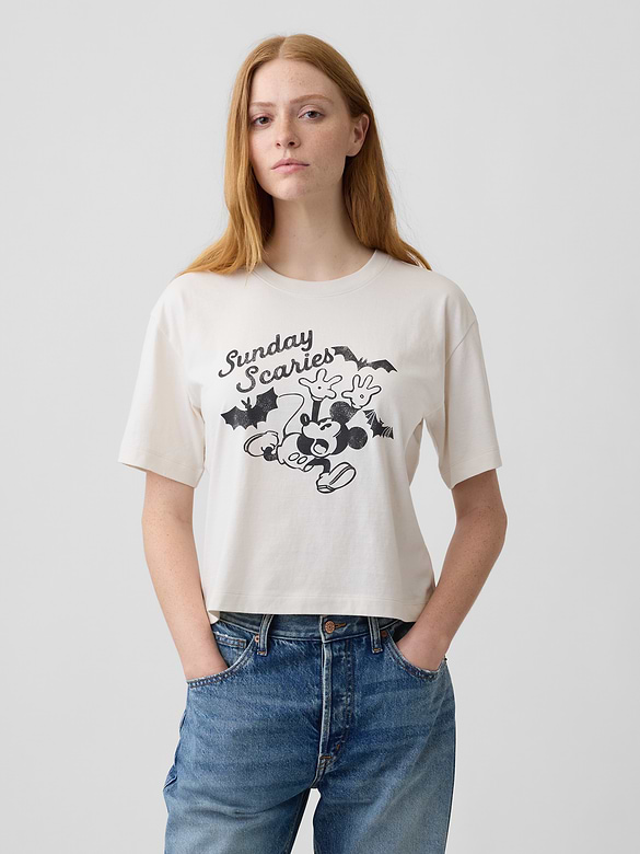Gap × Disney Mickey Mouse Relaxed Graphic T-Shirt