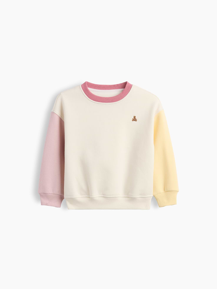 Image number 1 showing, Baby & Toddler VintageSoft Colorblock Sweatshirt