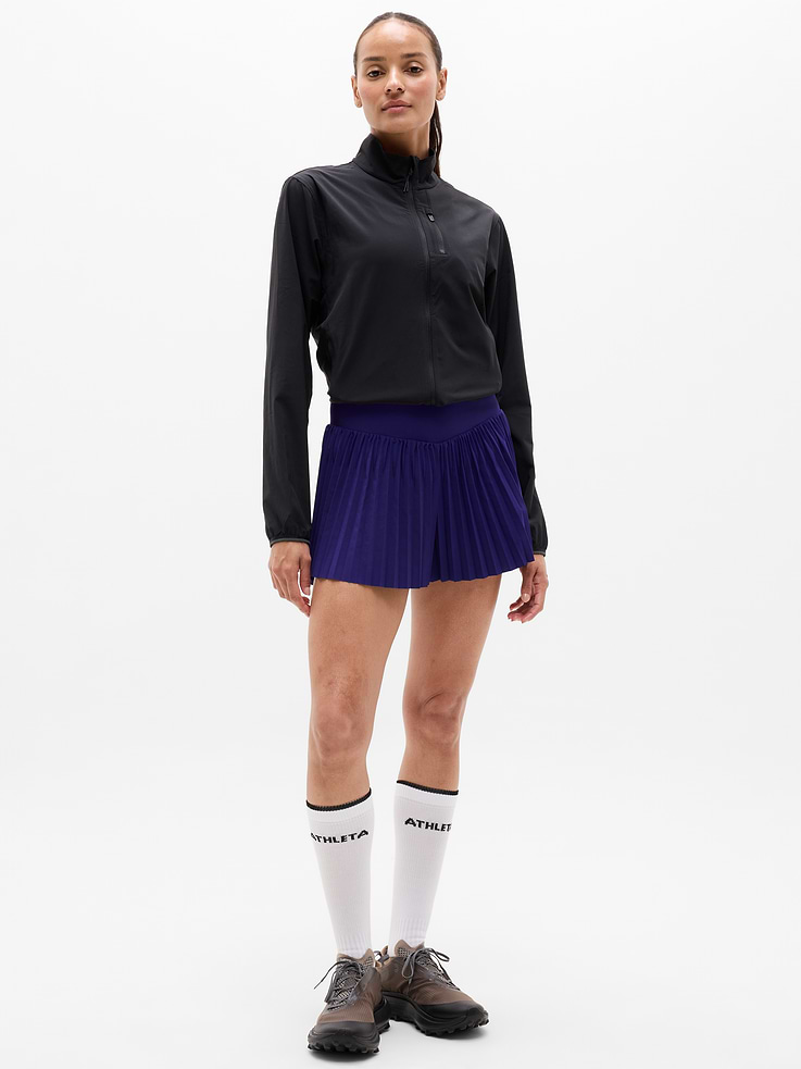 Image number 1 showing, Featherweight Plissé Run Short