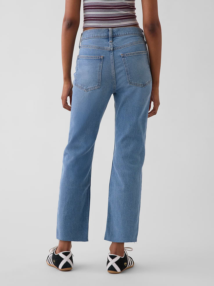 Image number 4 showing, High Rise ’90s Slim Straight Crop Jeans