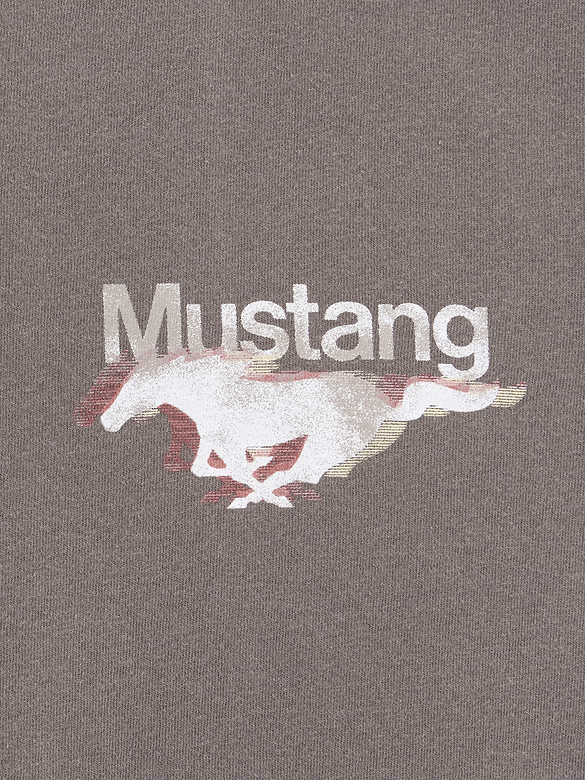 Ford Mustang Heavyweight Crop Graphic T-Shirt