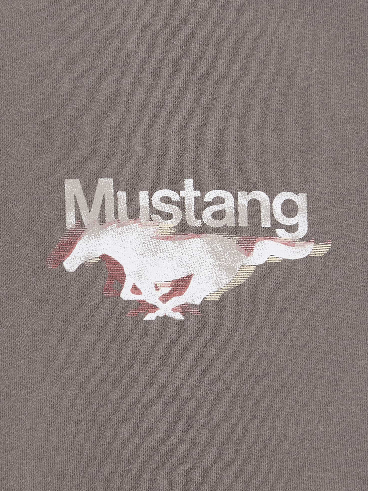 Image number 4 showing, Ford Mustang Heavyweight Crop Graphic T-Shirt