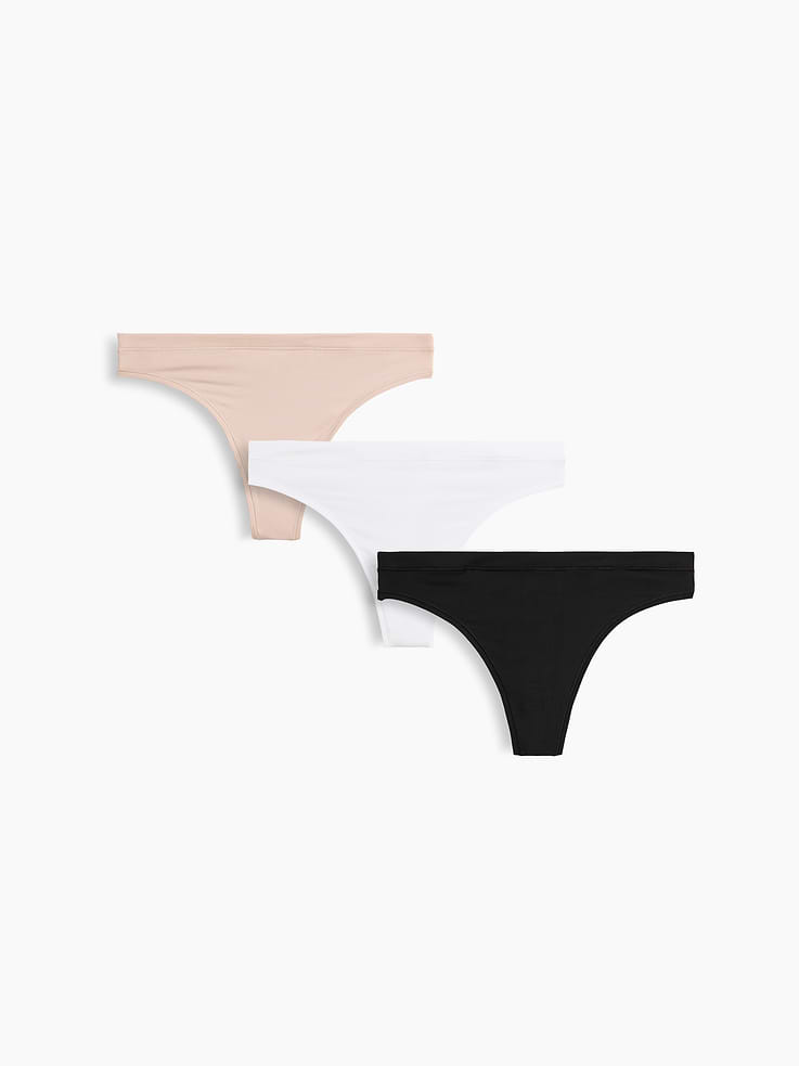 Image number 1 showing, SoftMade Modal Thong (3-Pack)