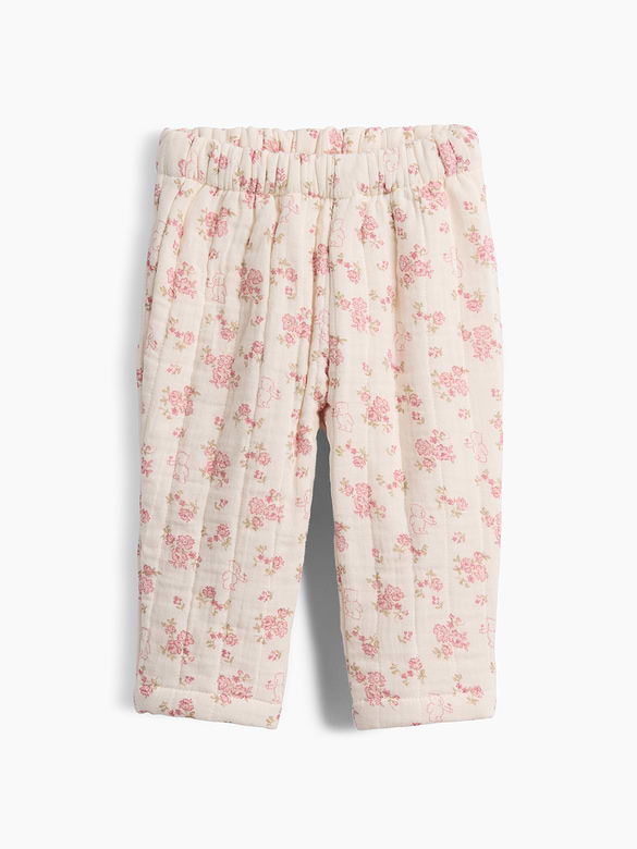 Baby Quilted Gauze Pull-On Pants