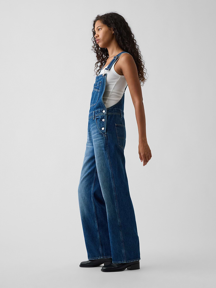 Image number 3 showing, Loose Overalls