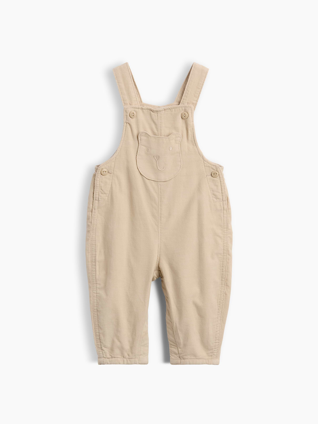 Baby Corduroy Bear Pocket Overalls