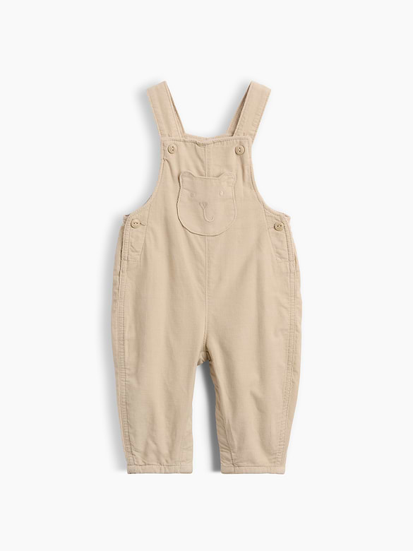 Baby Corduroy Bear Pocket Overalls