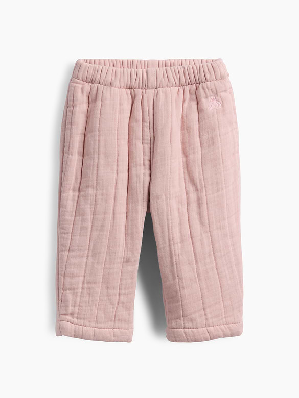 Baby Quilted Gauze Pull-On Pants