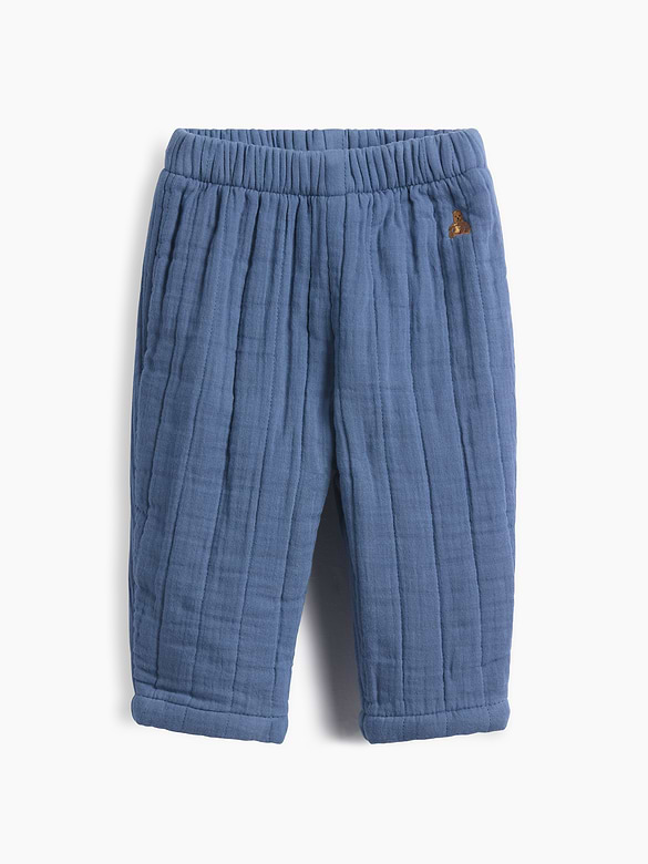 Baby Quilted Gauze Pull-On Pants