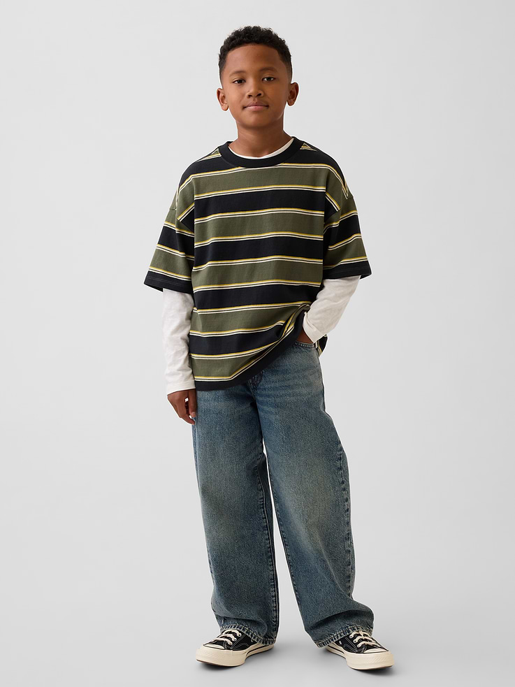 Image number 4 showing, Kids Heavyweight Oversized T-Shirt