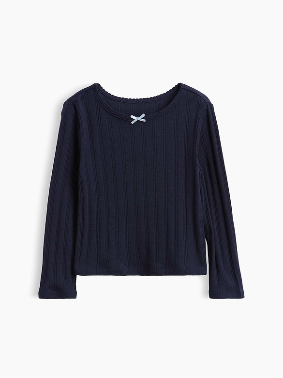 Baby & Toddler Pointelle Rib T-Shirt
