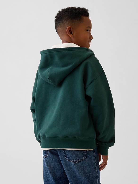 Kids VintageSoft Logo Zip Hoodie