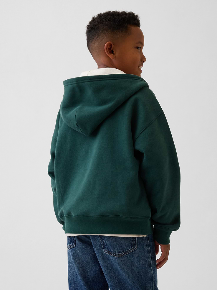 Image number 3 showing, Kids VintageSoft Logo Zip Hoodie