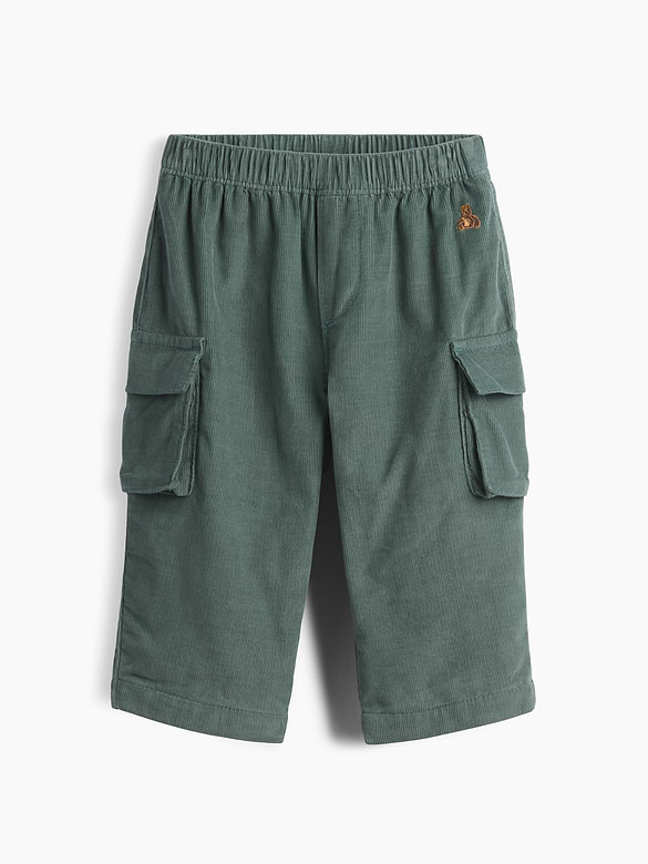 Baby Corduroy Pull-On Cargo Pants