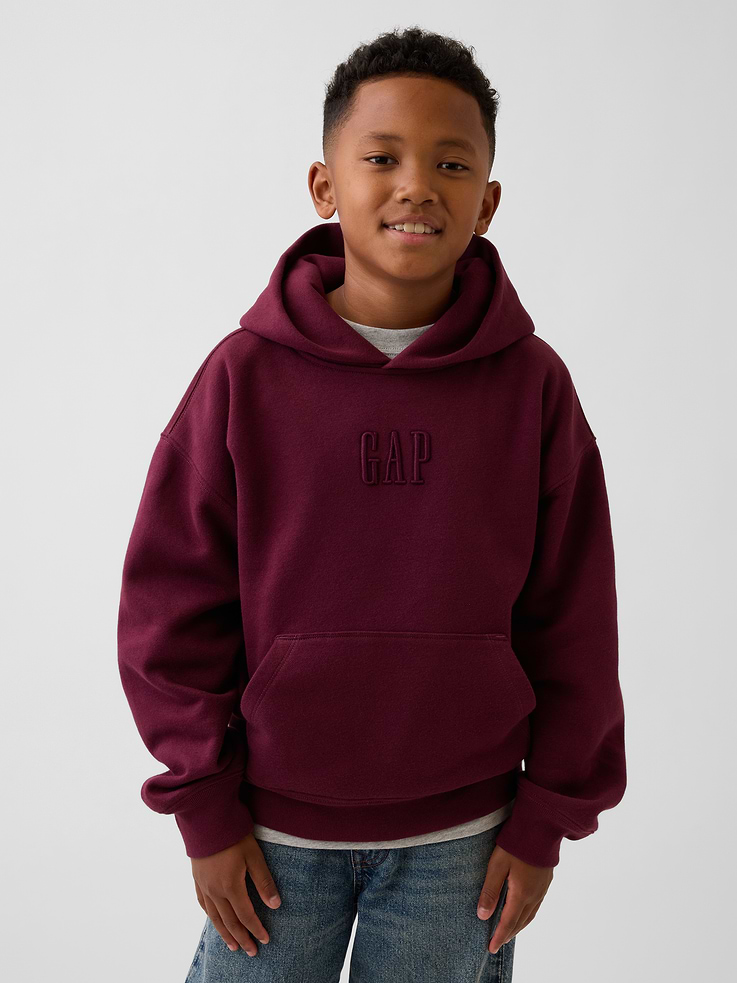 Image number 1 showing, Kids VintageSoft Relaxed Logo Hoodie