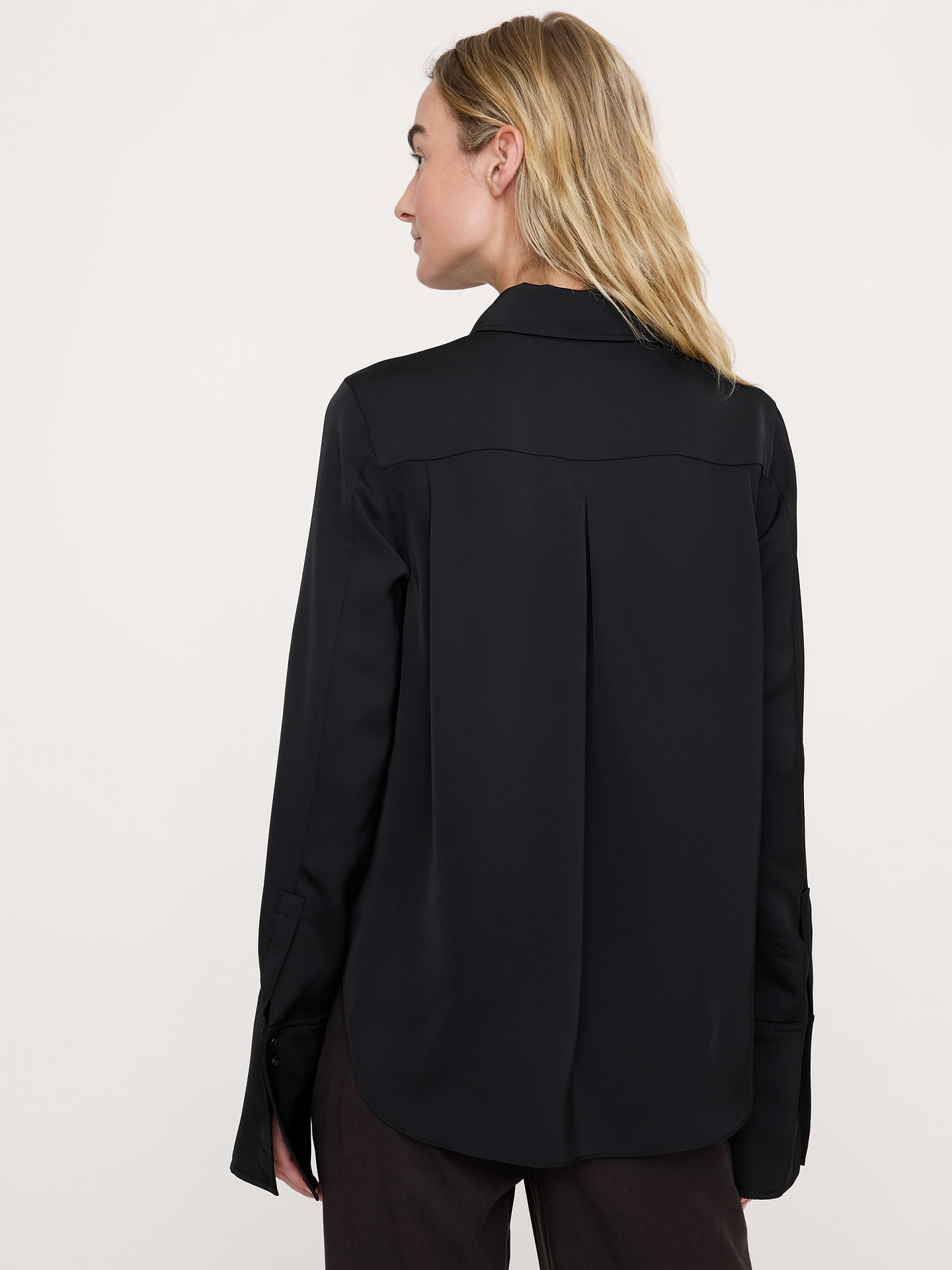 Image number 5 showing, Relaxed Crepe Shirt