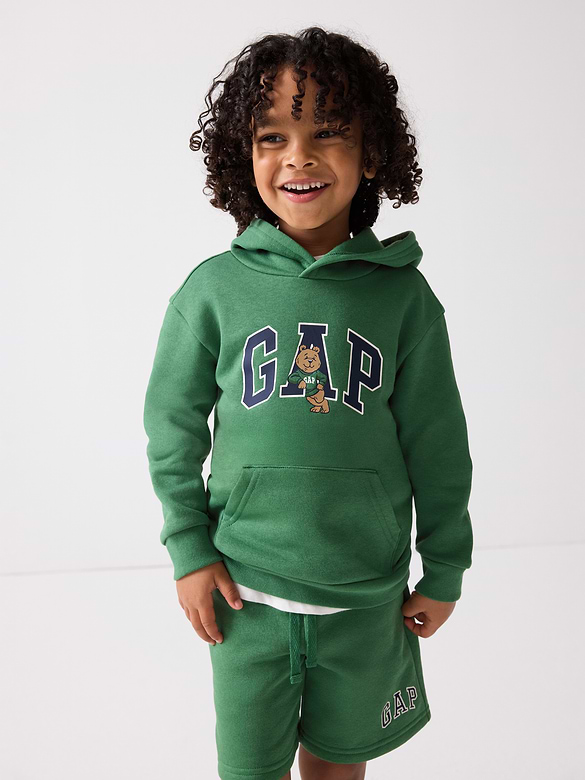 babyGap Relaxed Brannan Bear Logo Hoodie
