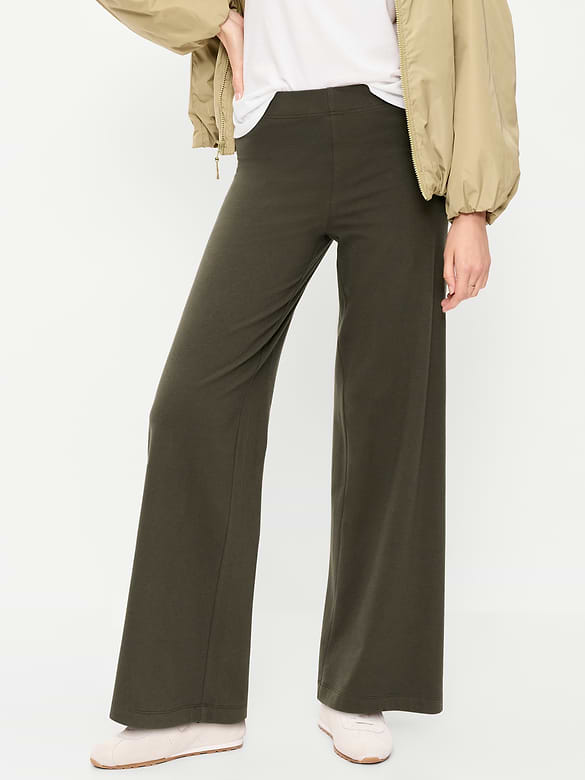 High-Waisted Fashion Wide-Leg Leggings