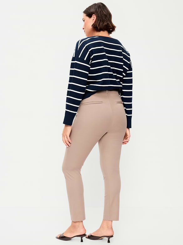 High-Waisted Pixie Skinny Ankle Pants