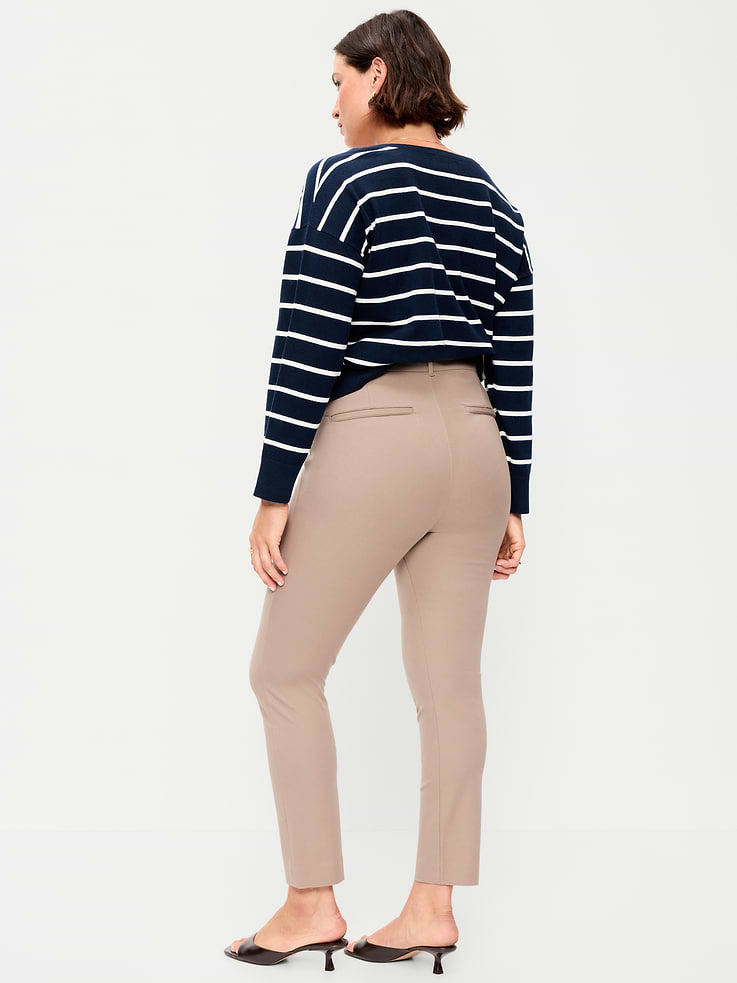 Image number 7 showing, High-Waisted Pixie Skinny Ankle Pants