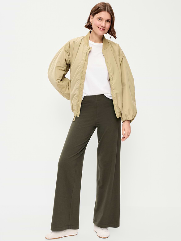 High-Waisted Fashion Wide-Leg Leggings