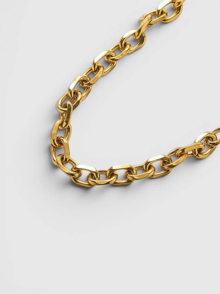 Image number 1 showing, Admiral Row Gold Chunky Cable Chain Necklace
