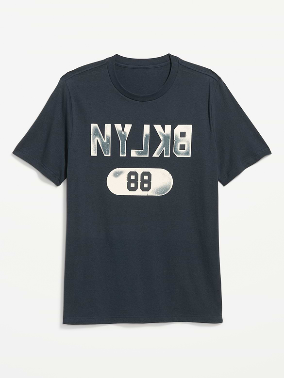 Soft-Washed Crew-Neck Graphic T-Shirt