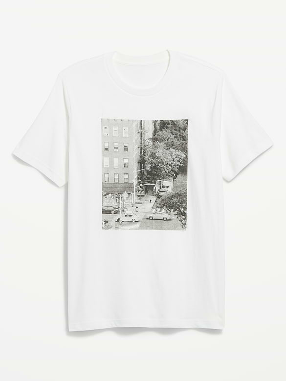 Soft-Washed Crew-Neck Graphic T-Shirt