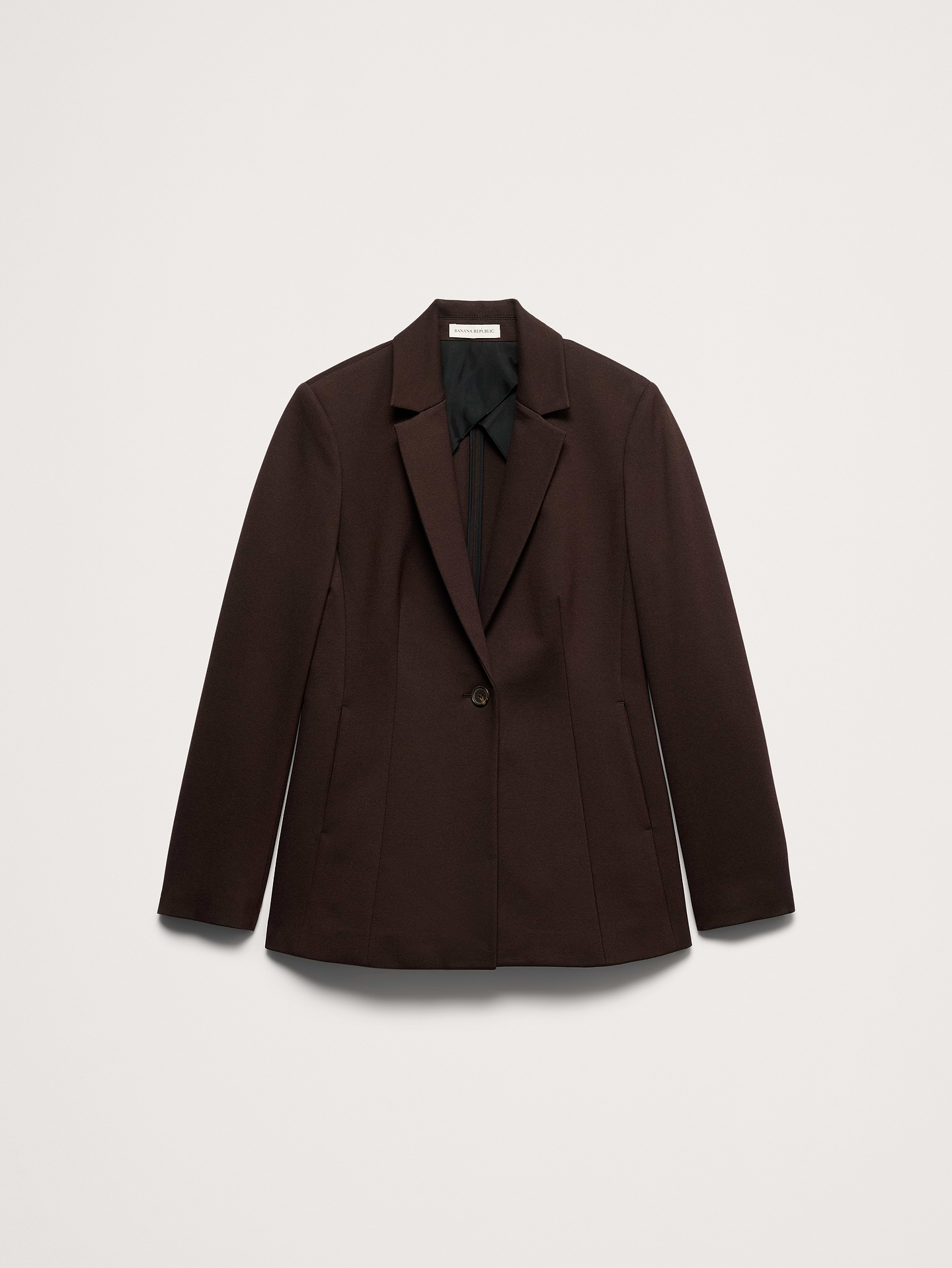 L'image numéro 5 présente Blazer tout-aller ajusté en tricot point de Rome