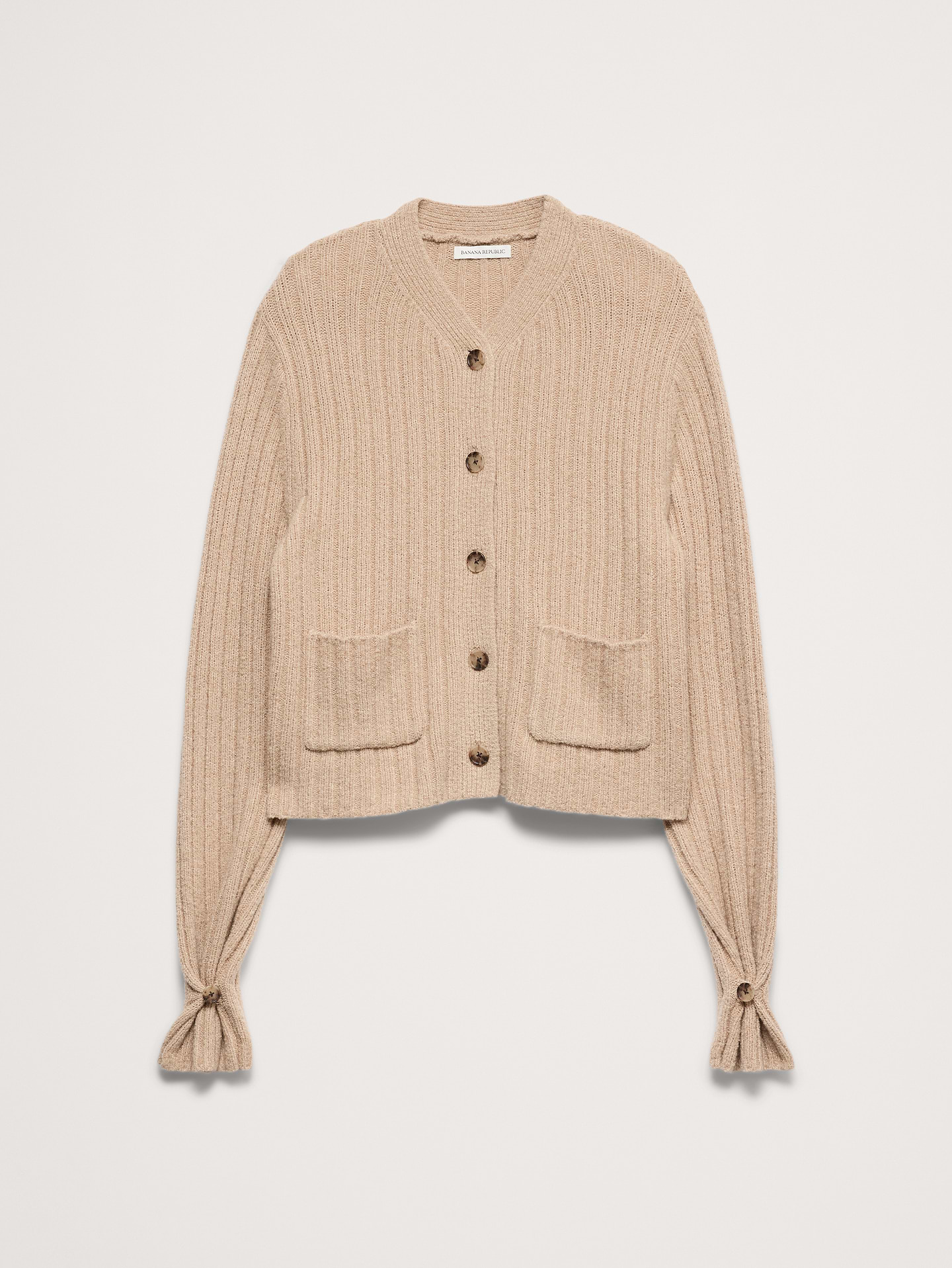 L'image numéro 5 présente Cardigan surdimensionné en tricot bouclé