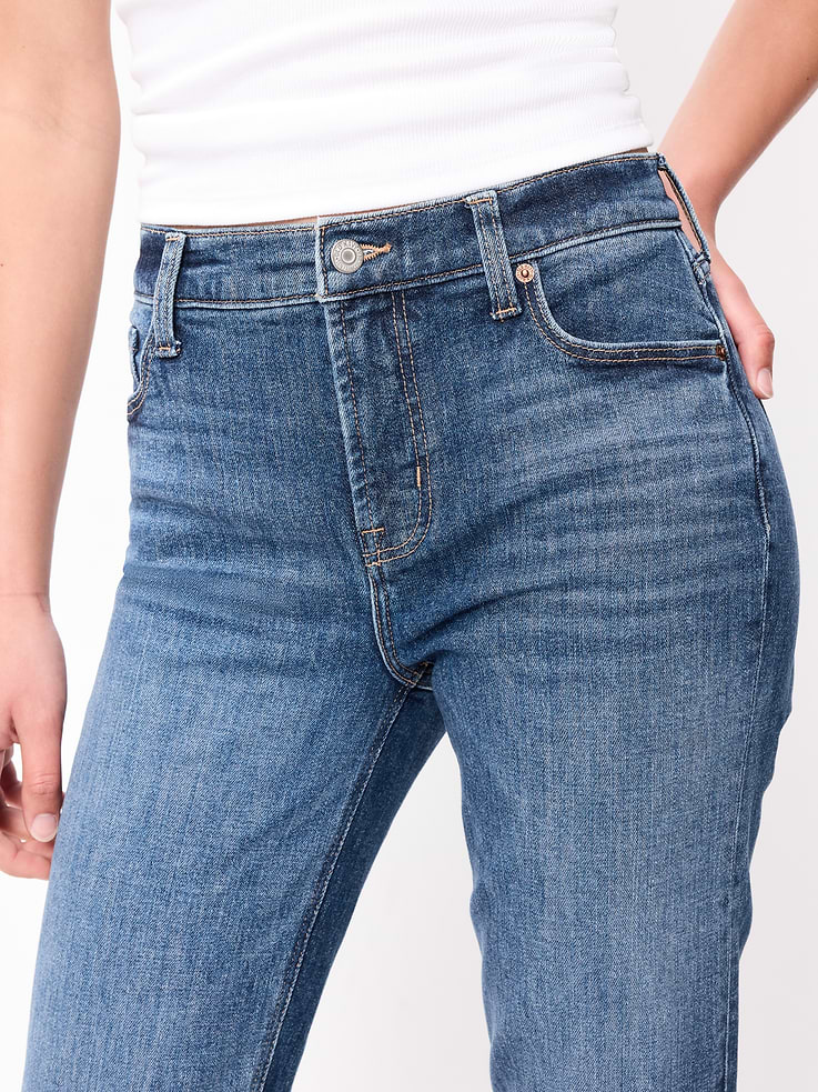 L'image numéro 8 présente Jean évasé à taille haute