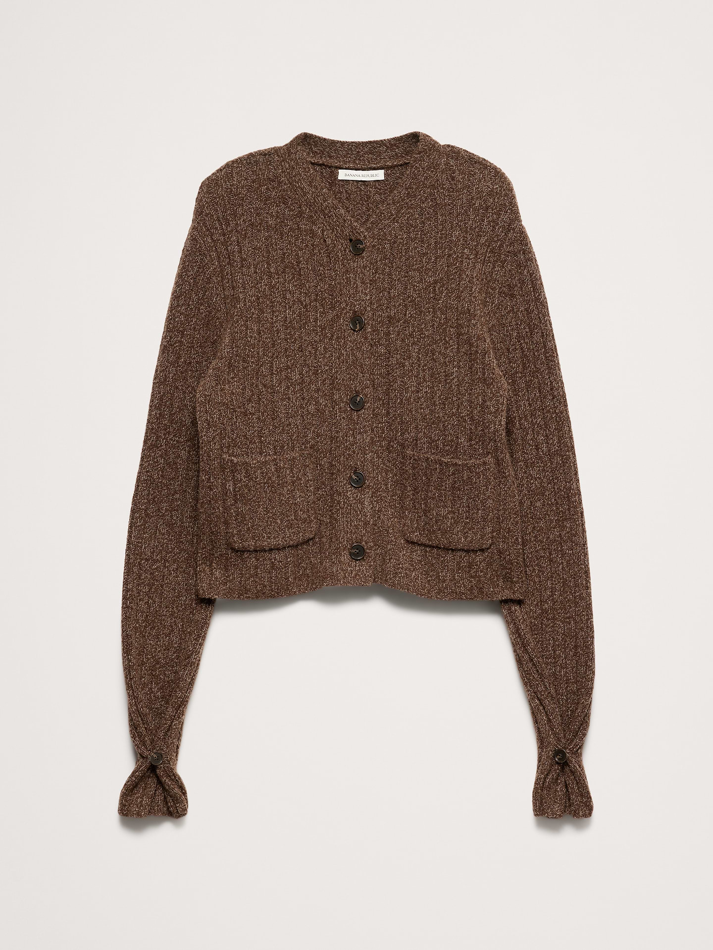 L'image numéro 7 présente Cardigan surdimensionné en tricot bouclé