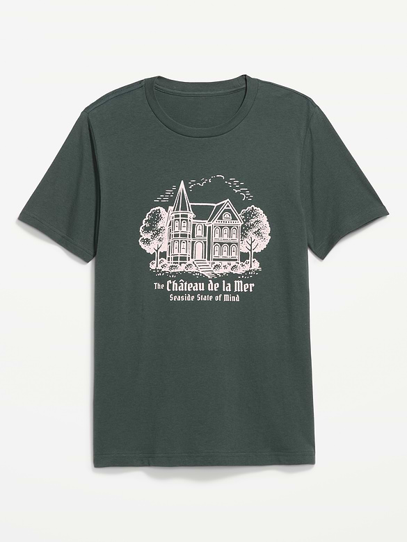 Soft-Washed Crew-Neck Graphic T-Shirt