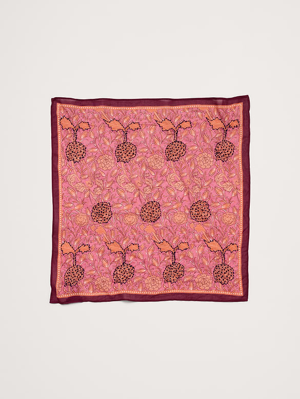 Embroidered Cotton Scarf by Vismaya