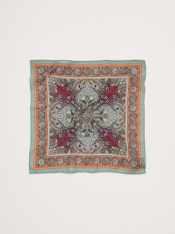 Embroidered Cotton Scarf by Vismaya