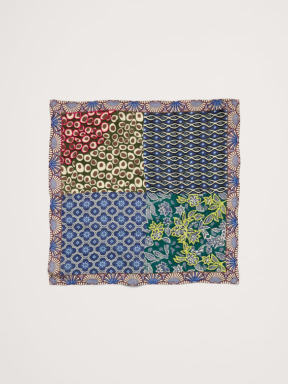Embroidered Cotton Scarf by Vismaya