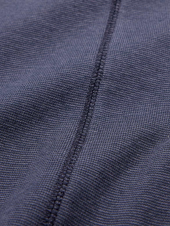 T-shirt à manches longues en coton côtelé