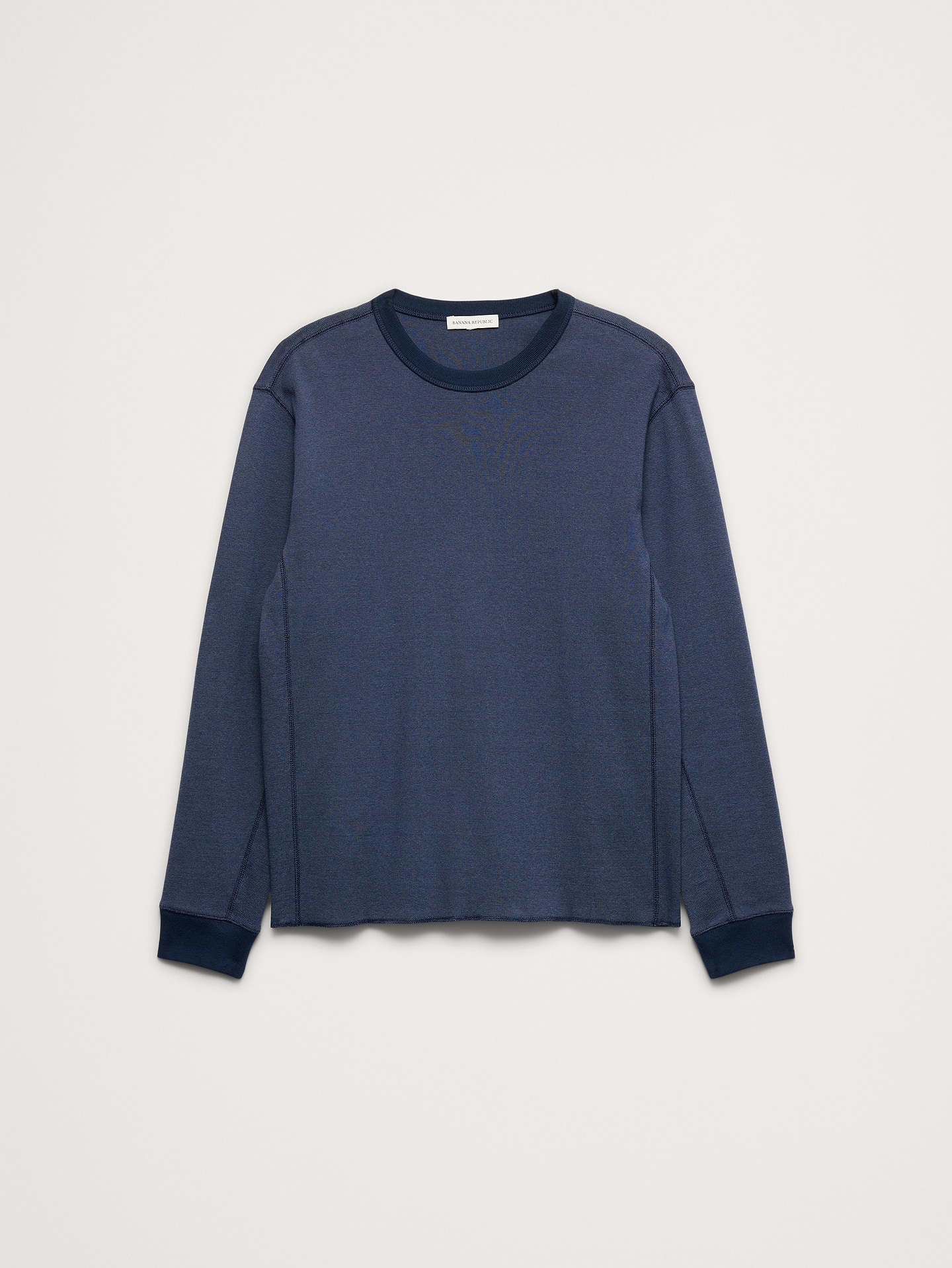 Image number 4 showing, Ribbed Cotton Long-Sleeve T-Shirt