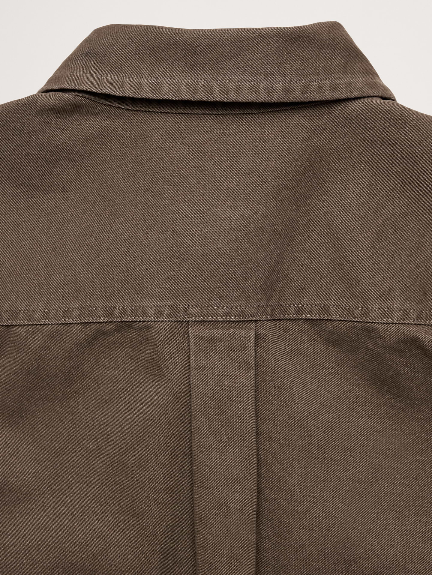 L'image numéro 7 présente Veste-chemise en sergé de coton