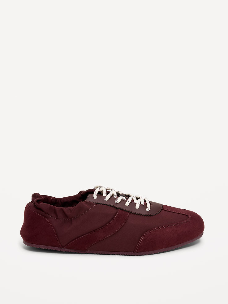 Image number 4 showing, Ruched Lace-Up Sneakers for Women