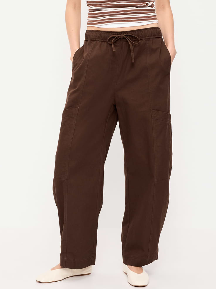 L'image numéro 2 présente Pantalon utilitaire à taille mi-basse extensible