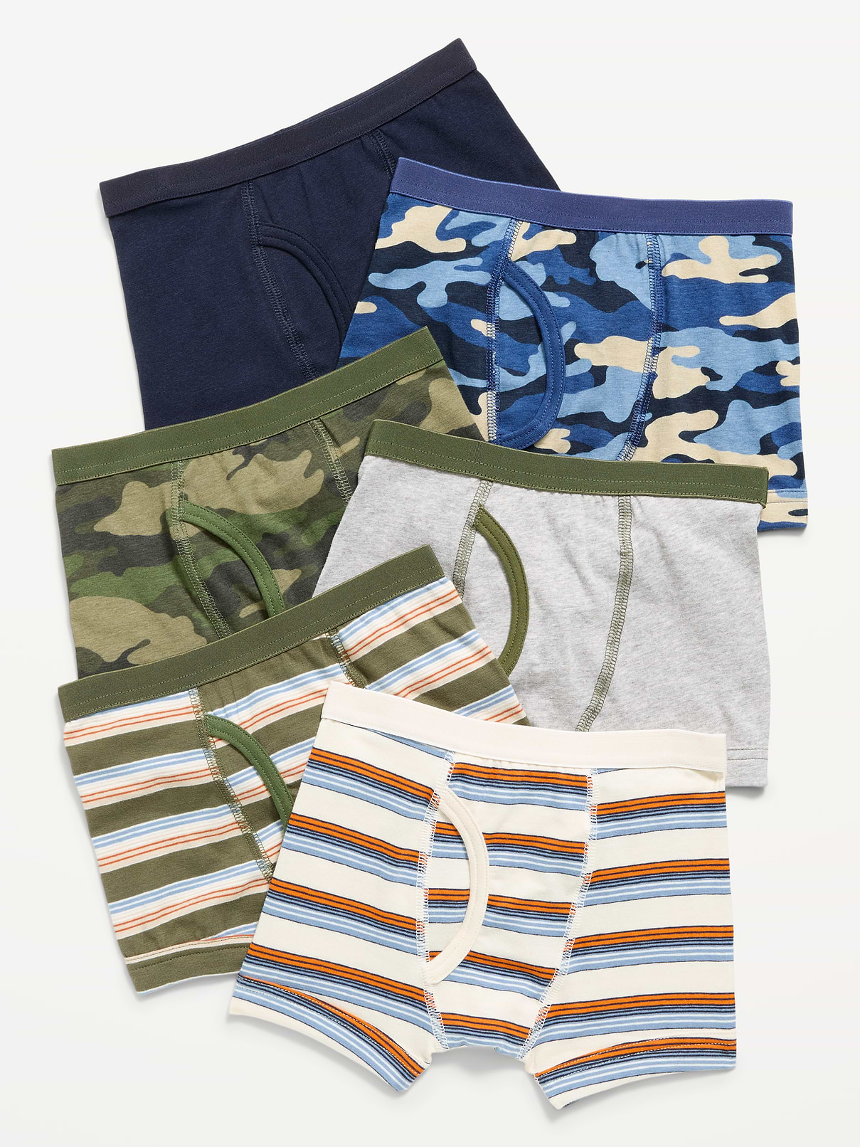 Image number 1 showing, Boxer-Briefs Underwear 6-Pack for Toddler Boys