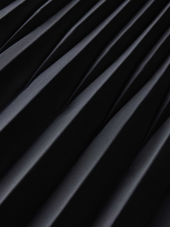 Featherweight Plissé Dress
